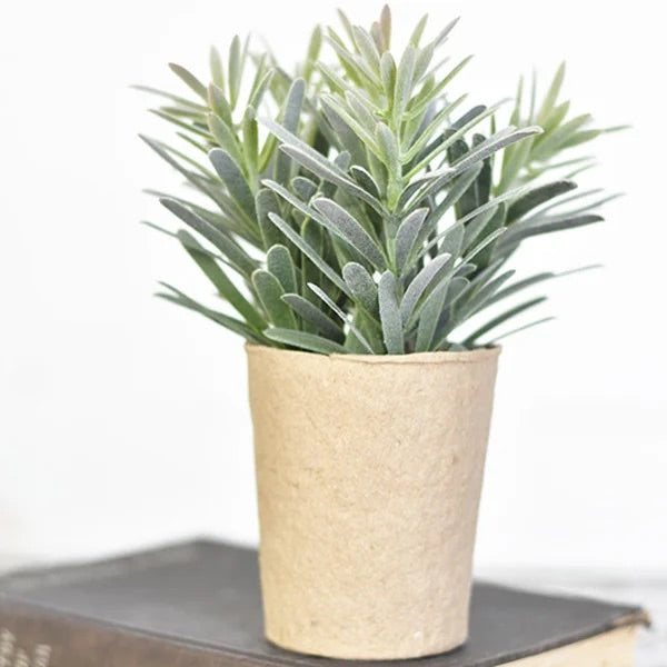 Faux Plant in Paper Pot - GooeyGump Designs