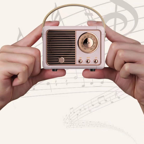 Vintage Radio Bluetooth Speaker - GooeyGump Designs