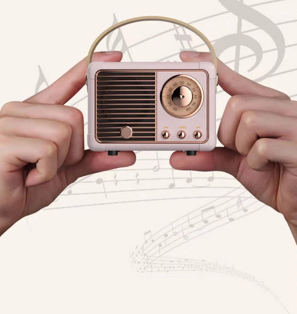 Vintage Radio Bluetooth Speaker - GooeyGump Designs
