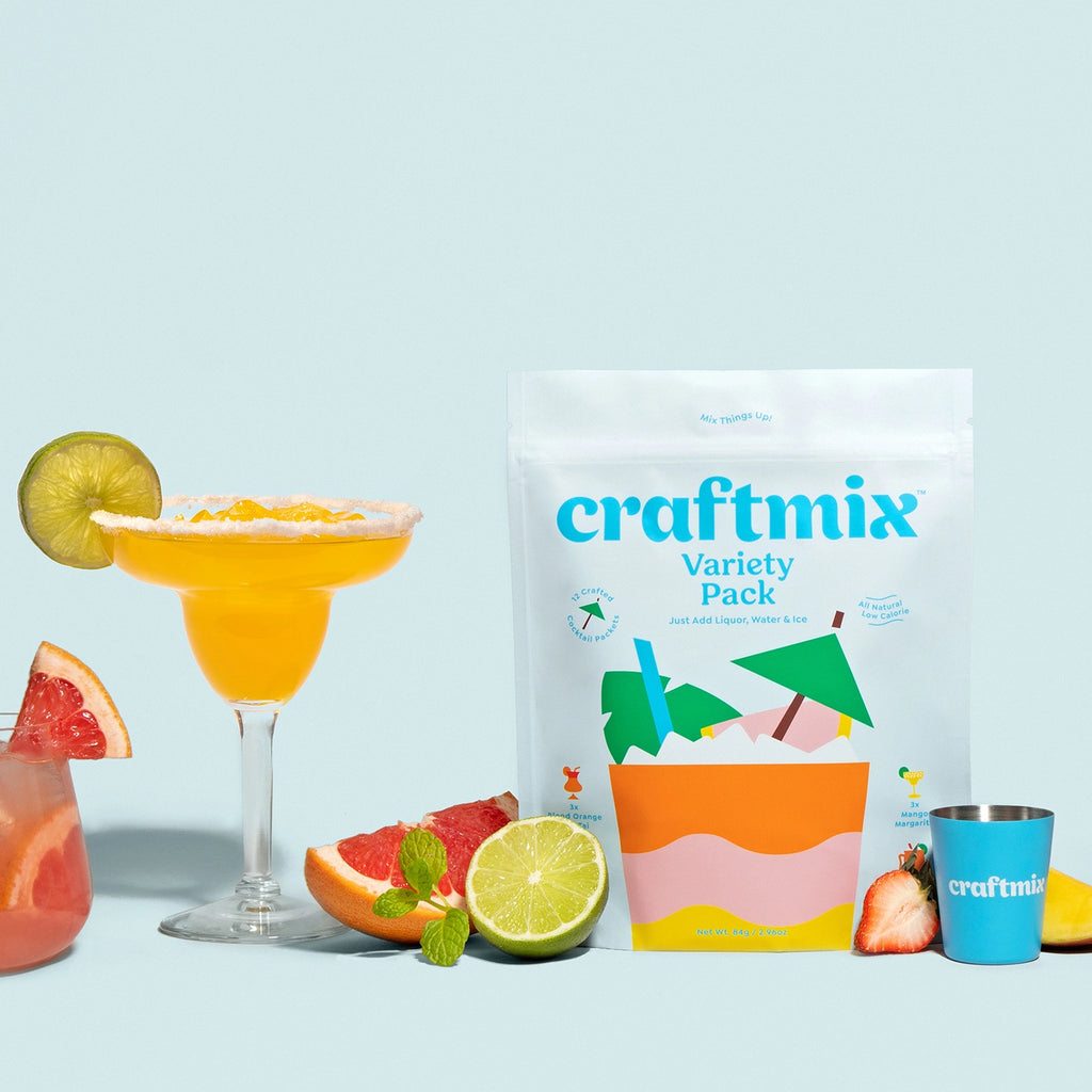 Craftmix Cocktail Mix Packets, Blood Orange Mai Tai, 12 Packets
