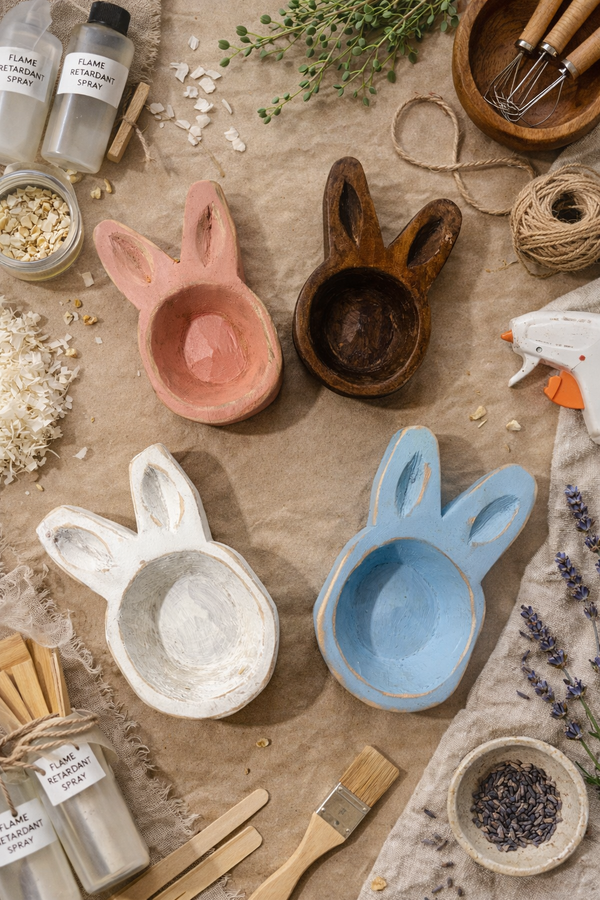 Bunny Dough Bowl Candle Pouring Workshop- TUESDAY MARCH 31 6:00-8:00pm