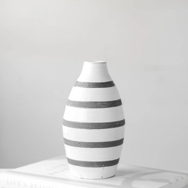 Horizontal Striped Vase - GooeyGump Designs