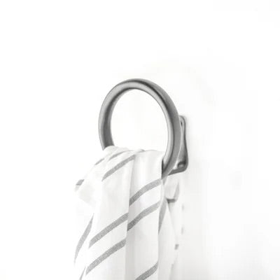 Black Iron Wall Mount Towel Holder - GooeyGump Designs