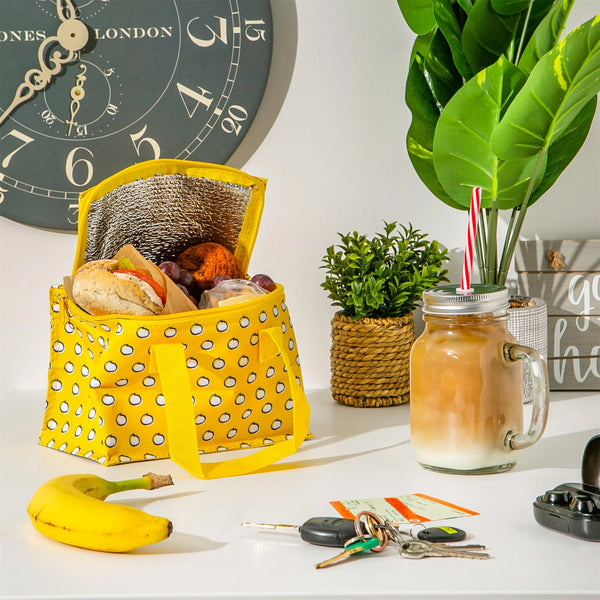 Polka Dot Insulated Lunch Bag - GooeyGump Designs