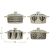 Black & White Stoneware Mini Baker - GooeyGump Designs