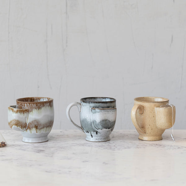 Reactive Glaze Stoneware Tea Mug - GooeyGump Designs