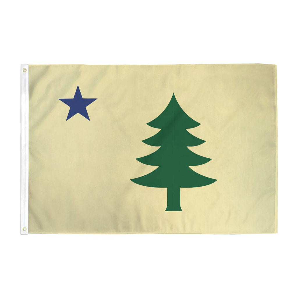 Maine 1901 Flag - GooeyGump Designs